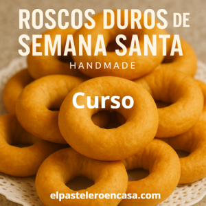 Curso Roscos Duros de Semana Santa,se recomienda junto con pestiños,mejor binomio de ventas.