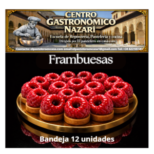 Frambuesas Pasteles con su forma