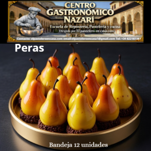 Peras, Pastel con forma de pera con relleno especial